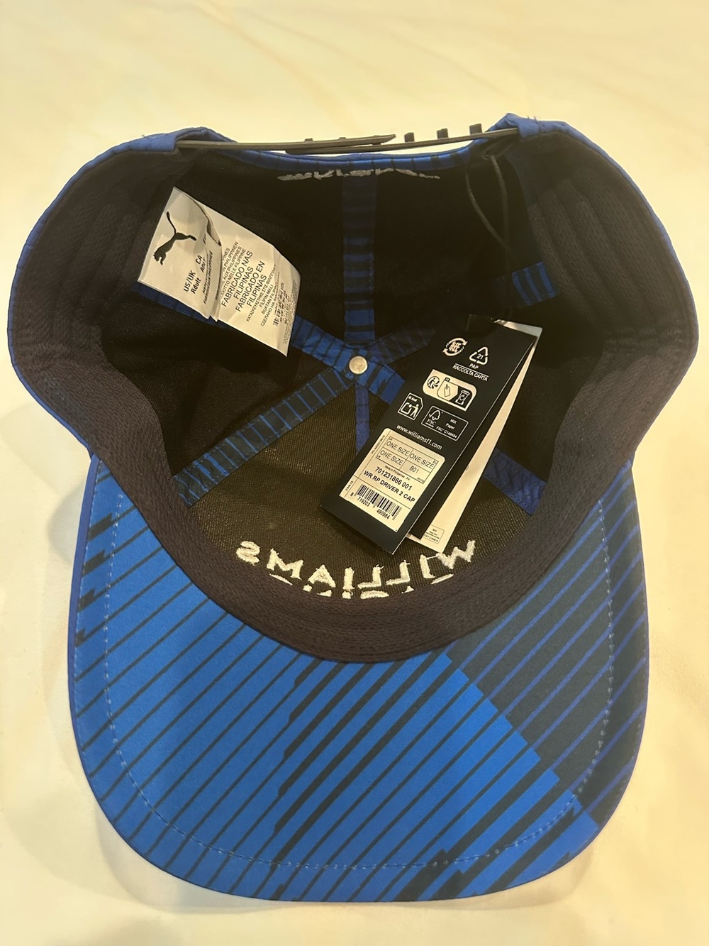 Williams Racing Blue Performance Baseball Cap - Picture 3 of 3